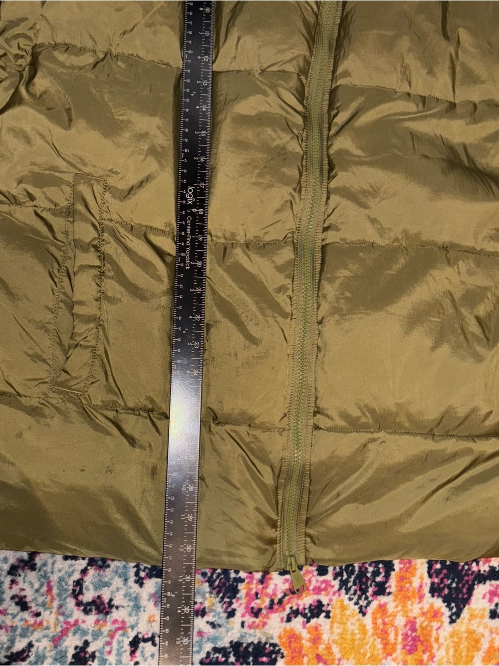 Free People Olive Green Quilted Puffer Vest - Picture 5 of 5